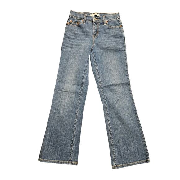 Levi's Petite Perfectly Slimming Boot Cut 512 Jeans Denim - Picture 1 of 6